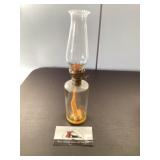 Glass oil lamp