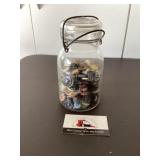 Atlas jar of buttons