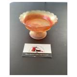 Fenton carnival glass stemmed sherbert dish