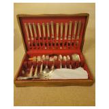 Silverplated flatware set