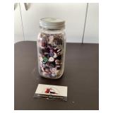 Jar of buttons