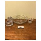 Glass bowls & glass animals