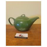 Ceramic dark green teapot