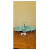 Vintage ceramic divided dish