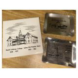 Danish ash trays and misc