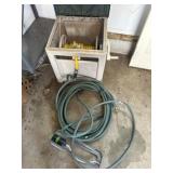 Hoses, reel, sprinkler