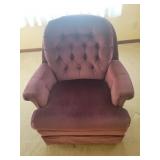 Swivel rocking chair