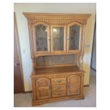 Oak China hutch