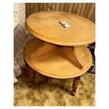 Round side table