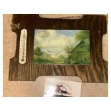 Hamlin, IA advertising thermometer