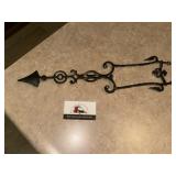 Cast weather vane spinner