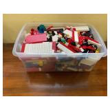 Tote of legos