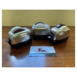 Toaster salt and pepper shakers