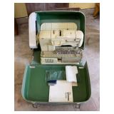 Bernina sewing machine and table