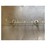 Brass Horse Head Coat Rack