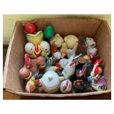 Chickens, rooster salt and Pepper shakers