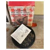 Cast iron pot belly cooker/ heater