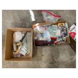 Sewing items, machine weights and misc