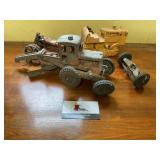 Hubley grader and tractors. Parts