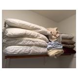 Pillows, blankets and misc