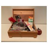 Rick rack, binding, pincushion