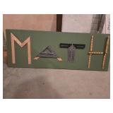 Wooden Math Sign