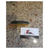 Abbey & Imbrie Bass Oreno wooden fishing lure