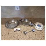 Metal and Ceramic Serving Dishes