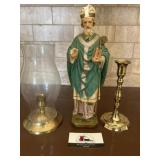 St Patrick and Candle sticks
