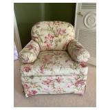 Floral arm chair