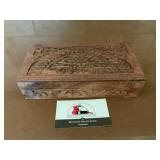 Ornate wood box