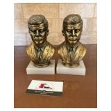 Kennedy Bust Book Ends