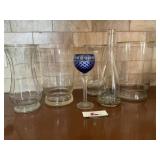 Glass Vases and Misc