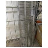 Metal shelving unit