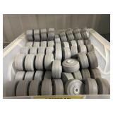 Plastic castors