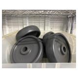 6 Plastic Castors