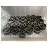 Metal castors