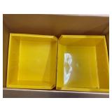 4 yellow bins