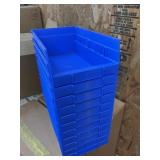 12 Pack Blue Bins. Box sealed 11 x 7 x 4