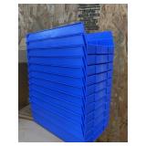 12 Pack Blue Bins. Box sealed 11 x 7 x 4