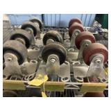 Caster wheels- rubber and cast