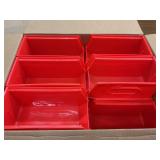 11 Red Bins