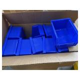 24 Blue Bins 4 x 5 x 3