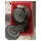 Caster wheel assemblies
