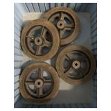 Metal castors