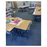 20 desks and chairs contents, not included, b