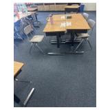 20 desks and chairs contents, not included, b