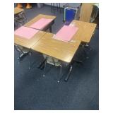 Four desks and chairs