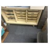 Rolling cabinet with drawer 47 wide 25 1/2 deep