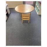 Adjust Will table and two chairs 36 round bring
